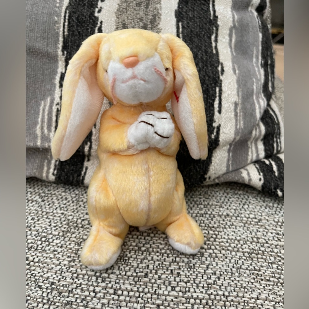 TY Beanie Babies Nibbly Bunny Rabbit 1998 Plush With Tag Vintage